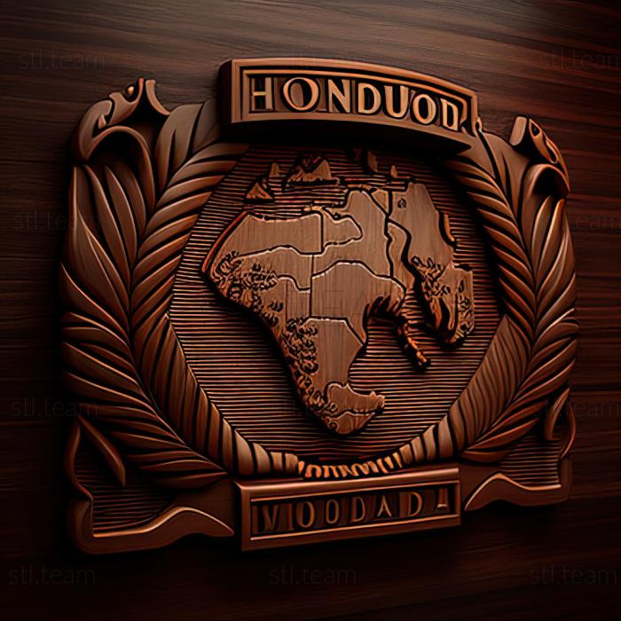 3D модель Гондурас Республіка Гондурас (STL)